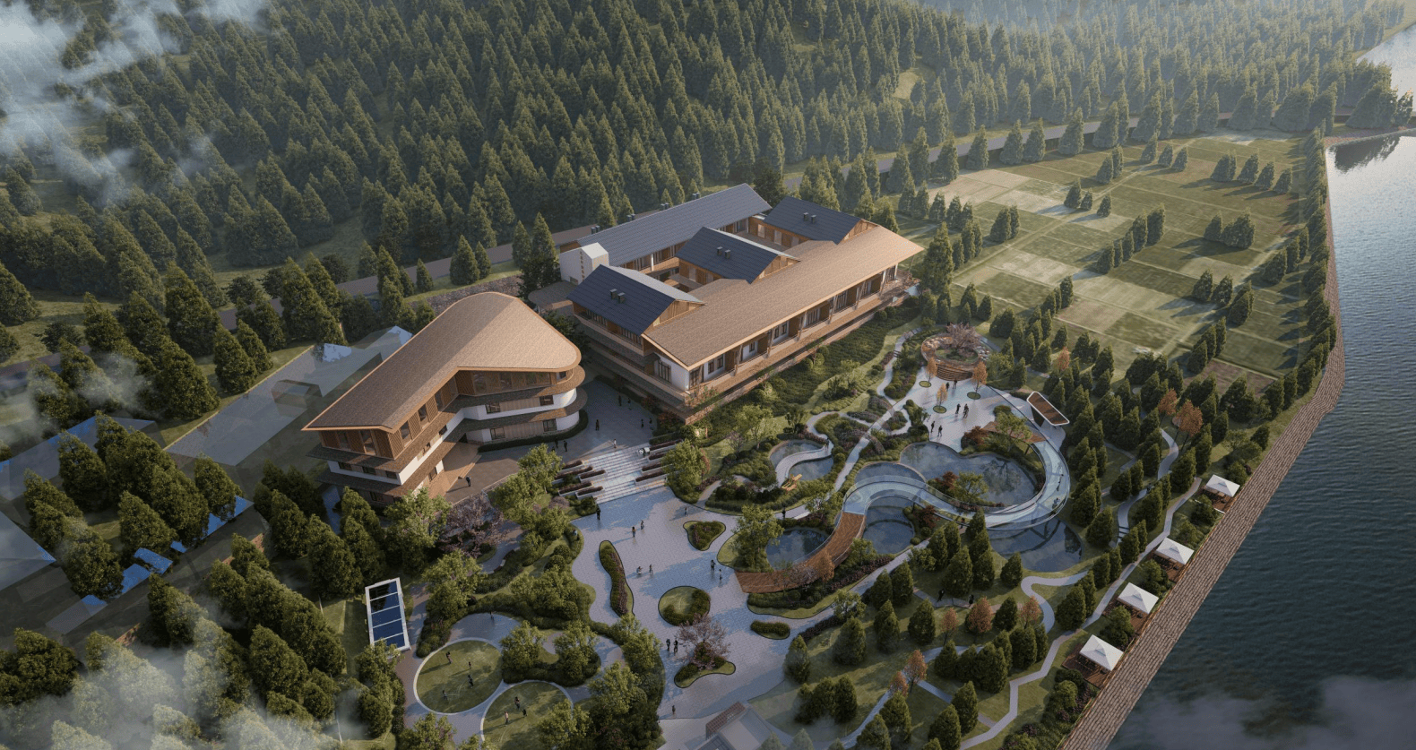 z6尊龙入口：康养设计落地施工如火如荼—静美佛坪·龙草坪康养酒店落成指日可待(图2)