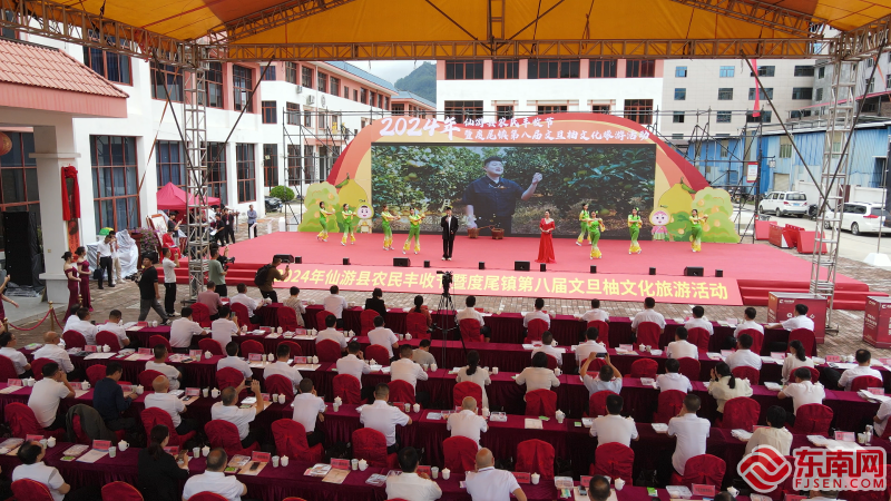 2024年莆田仙游县农民丰收节暨度尾镇第八届文旦柚文化旅游活动开幕(图3)