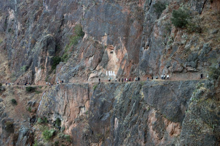 昭通巧家：春节旅游业“火”力全开_新华网(图4)