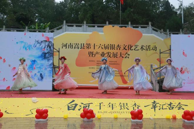 z6尊龙·中国网站：河南嵩县第十六届银杏文化艺术活动暨产业发展大会开幕(图2)
