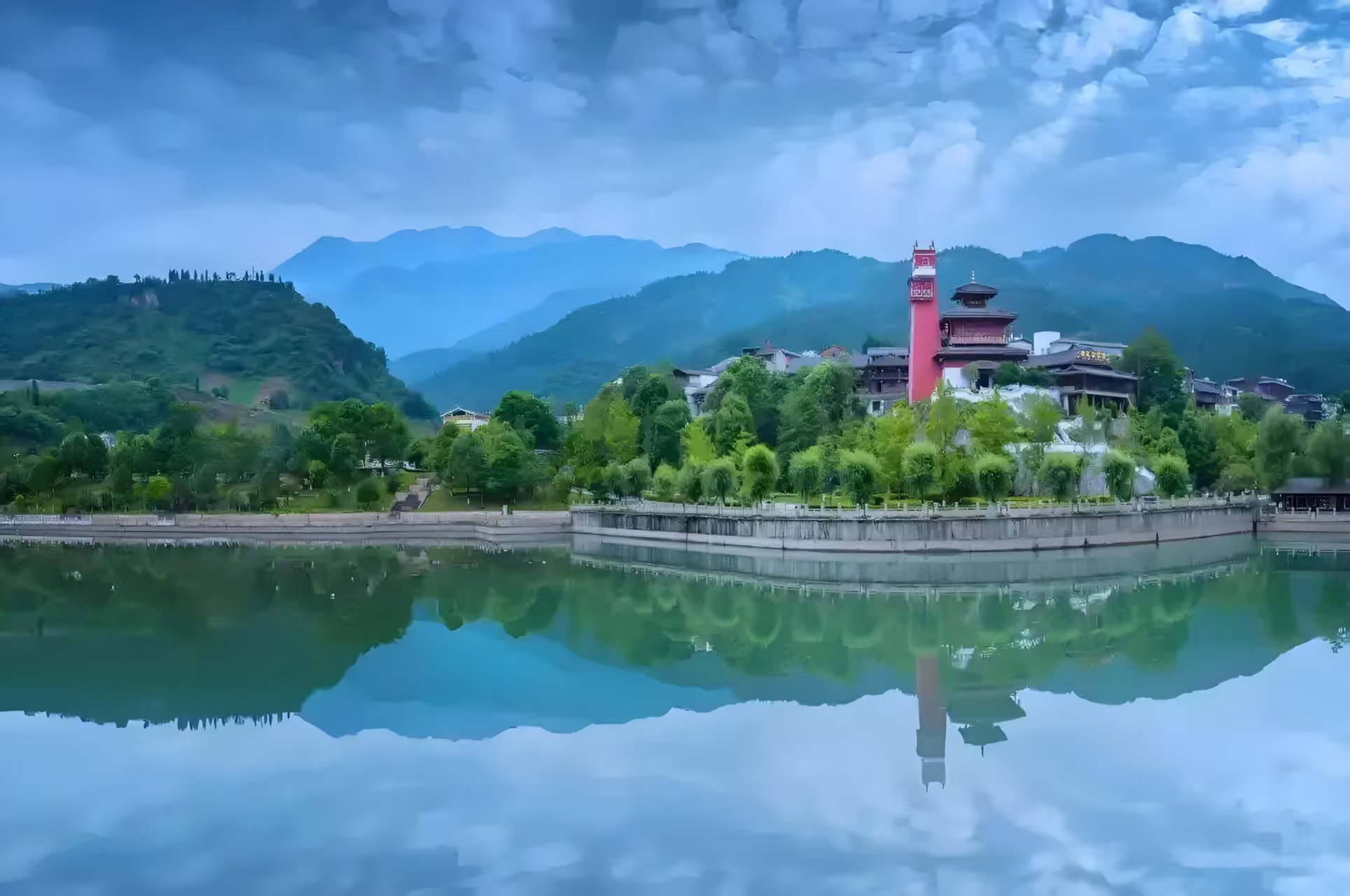 从青山到富民：汶川水磨镇“两山”转化的实践答卷(图2)