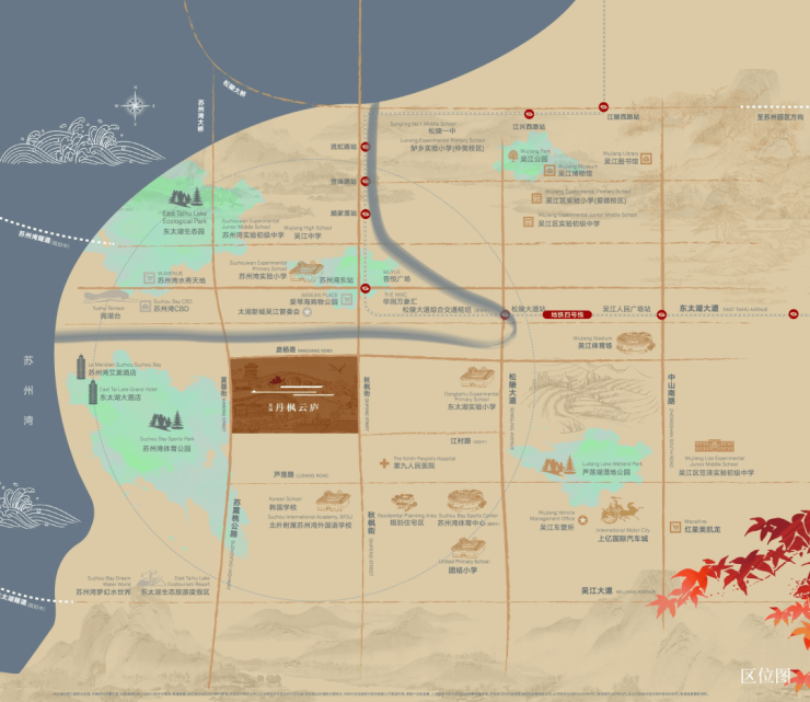 吴江太湖新城宋风院墅2024苏州新房蓝城丹枫云庐蓝城丹枫云庐怎么样？图文详解户型地址价格周边配套(图4)