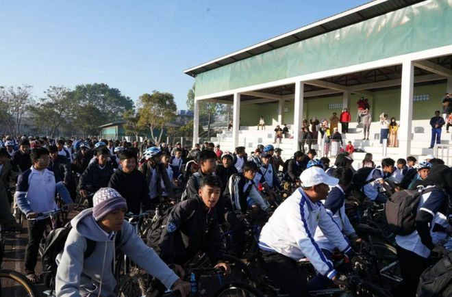 缅甸彬乌伦乡村自行车之旅成功举办(图2)